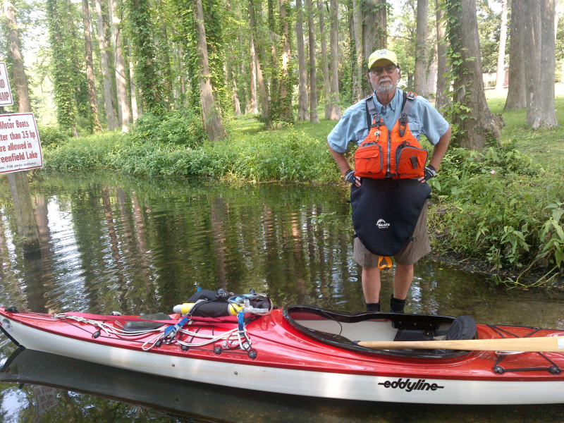 Greenfield Park Lake with Alligators